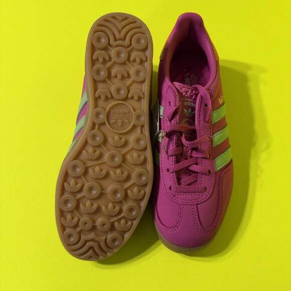 Adidas Originals Gazelle Indoor Semi Lucid Fuchsia Green JI2718 Women Size 7